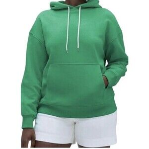 Everlane The Track Organic Cotton Popover Mint Green Hoodie Sweatshirt Small NWT